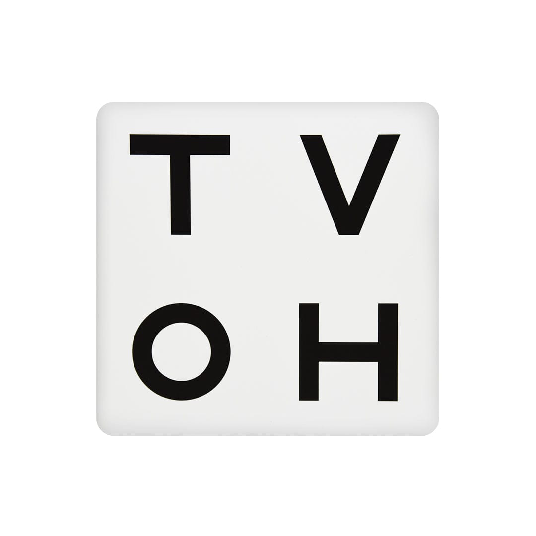 Good-Lite Vision Testing Aids Response Panel: HOTV - White Opaque