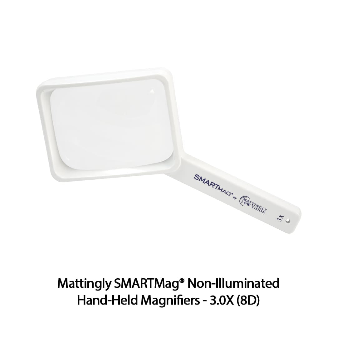 Mattingly Vision Aids Mattingly SMARTMag® Non-illuminated Hand-held Magnifiers - 3.0X (8D) Mattingly SMARTMag® Non-illuminated Hand-held Magnifiers