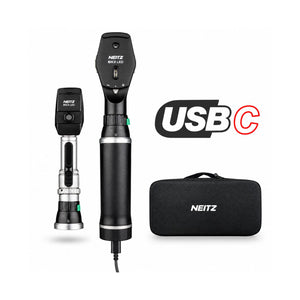 Neitz Diagnostic Aids Neitz BXα-RC USB / RX LED Direct Ophthalmoscope & Streak Retinoscope Set