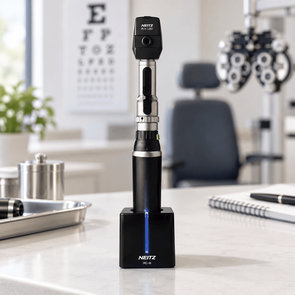 Neitz Diagnostic Aids Neitz RX-RC Rechargeable LED Streak Retinoscope