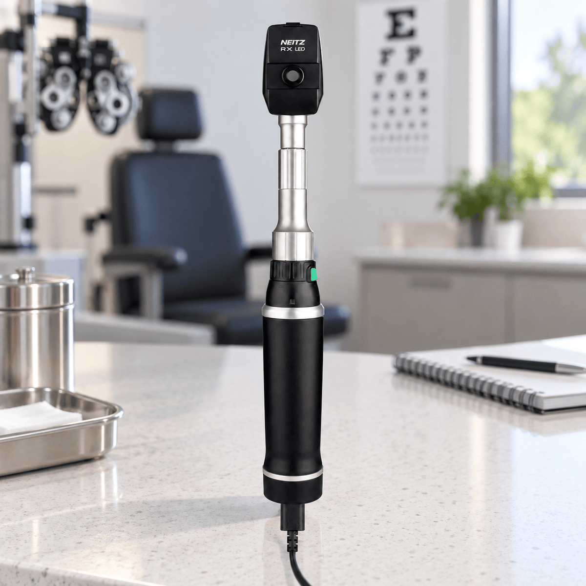Neitz Diagnostic Aids Neitz RX-RC USB LED Streak Retinoscope with USB-C Charging