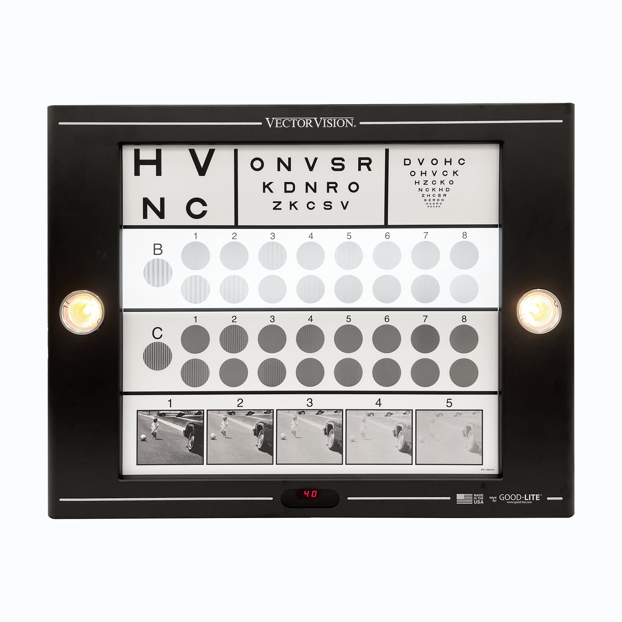 CSV-1000® HGT Test Instrument Viewer with Glare Lights